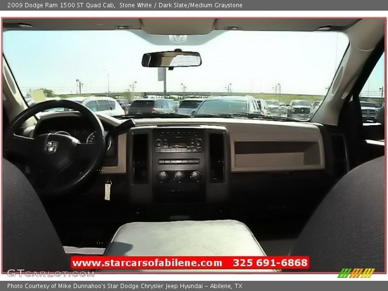 Stone White / Dark Slate/Medium Graystone 2009 Dodge Ram 1500 ST Quad Cab