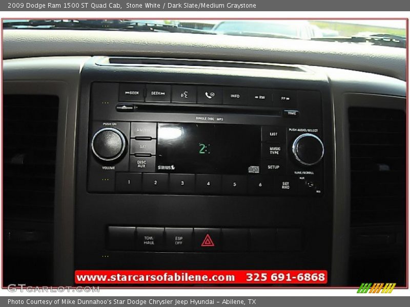 Stone White / Dark Slate/Medium Graystone 2009 Dodge Ram 1500 ST Quad Cab