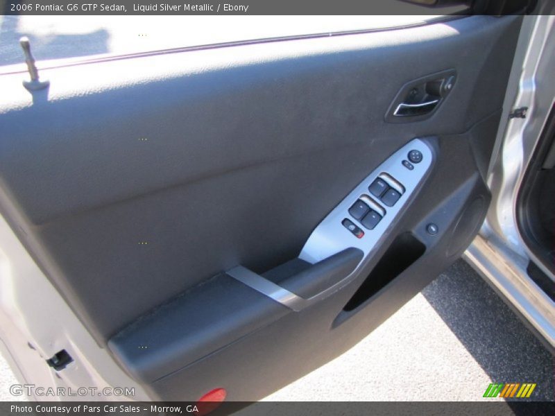 Liquid Silver Metallic / Ebony 2006 Pontiac G6 GTP Sedan