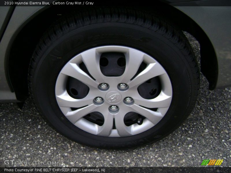 Carbon Gray Mist / Gray 2010 Hyundai Elantra Blue