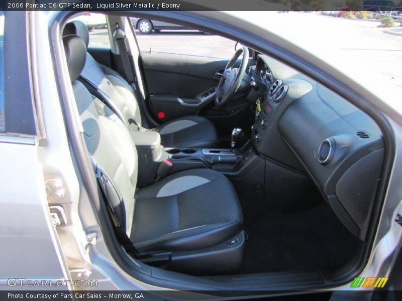 Liquid Silver Metallic / Ebony 2006 Pontiac G6 GTP Sedan