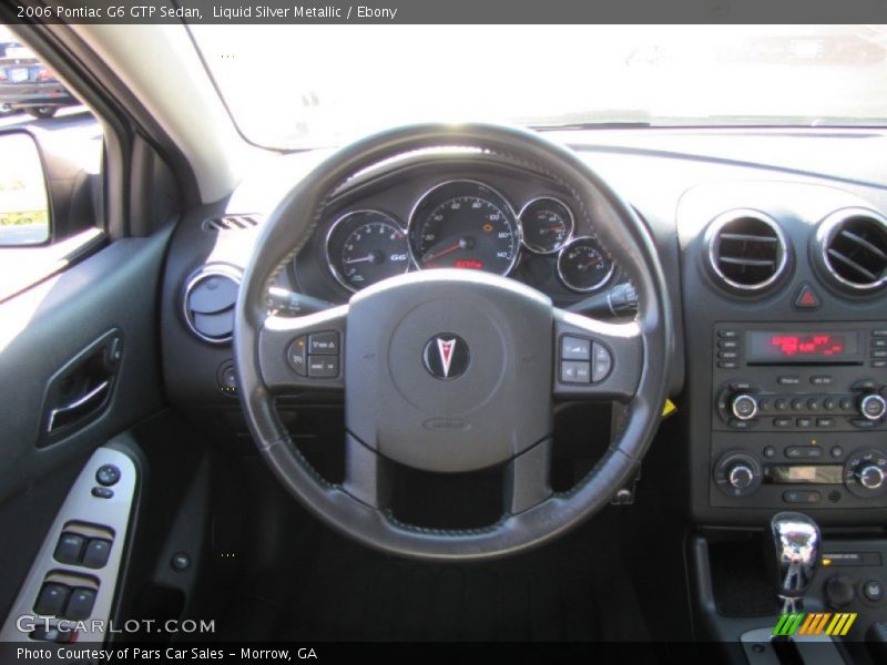 Liquid Silver Metallic / Ebony 2006 Pontiac G6 GTP Sedan