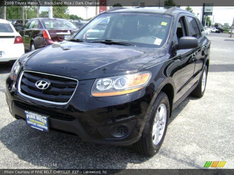 Black Sand Mica / Dark Charcoal 2009 Toyota Matrix S