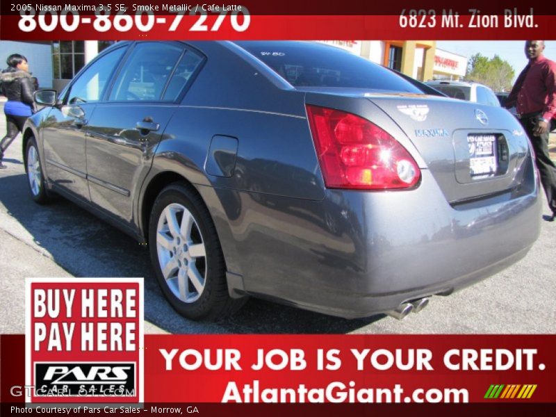 Smoke Metallic / Cafe Latte 2005 Nissan Maxima 3.5 SE