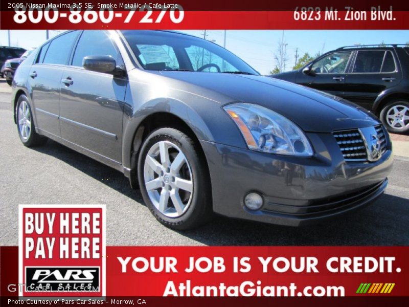 Smoke Metallic / Cafe Latte 2005 Nissan Maxima 3.5 SE