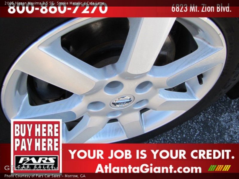 Smoke Metallic / Cafe Latte 2005 Nissan Maxima 3.5 SE