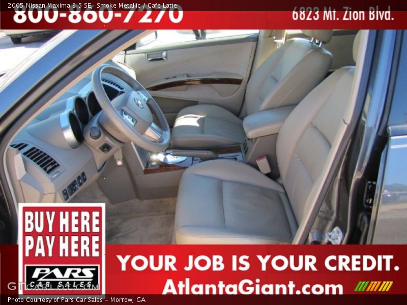 Smoke Metallic / Cafe Latte 2005 Nissan Maxima 3.5 SE