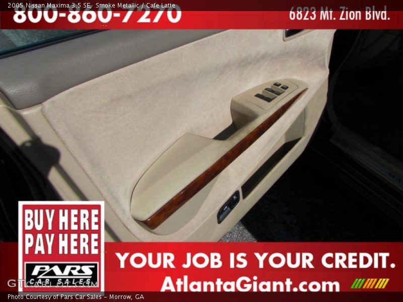 Smoke Metallic / Cafe Latte 2005 Nissan Maxima 3.5 SE