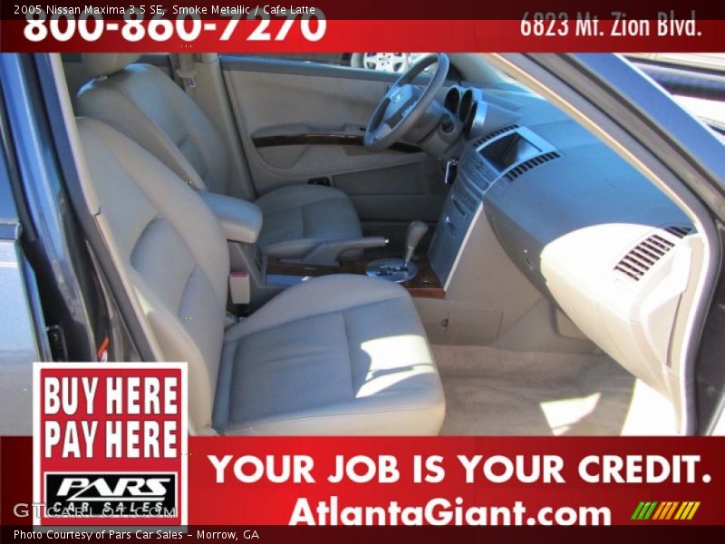 Smoke Metallic / Cafe Latte 2005 Nissan Maxima 3.5 SE