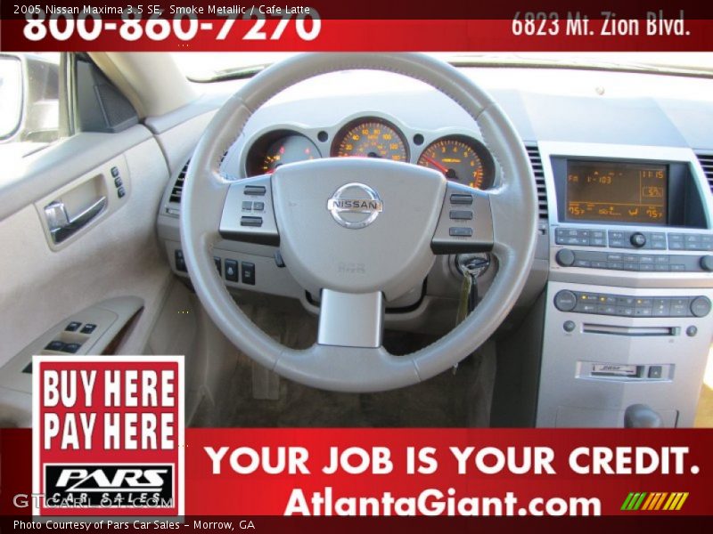 Smoke Metallic / Cafe Latte 2005 Nissan Maxima 3.5 SE