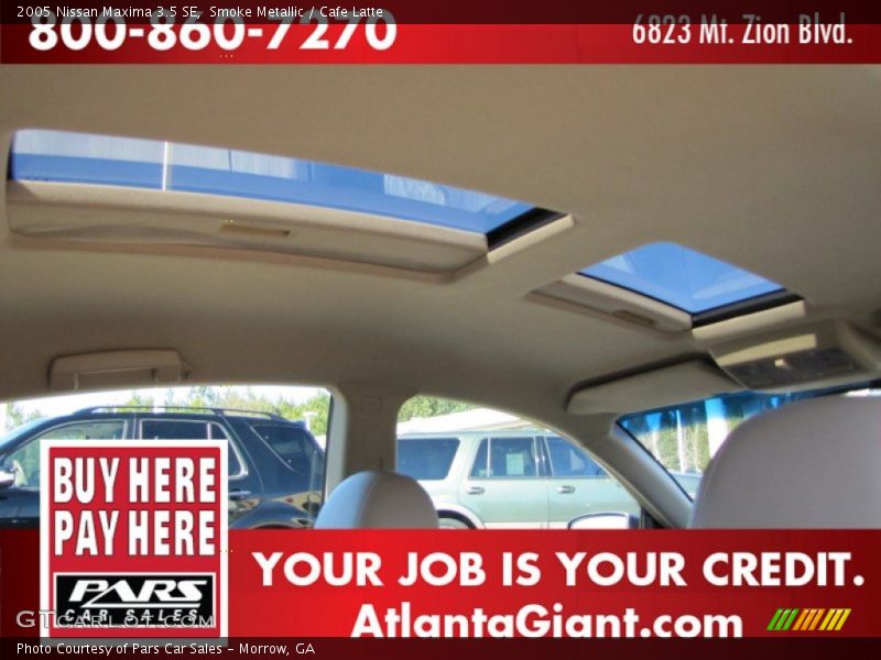 Smoke Metallic / Cafe Latte 2005 Nissan Maxima 3.5 SE