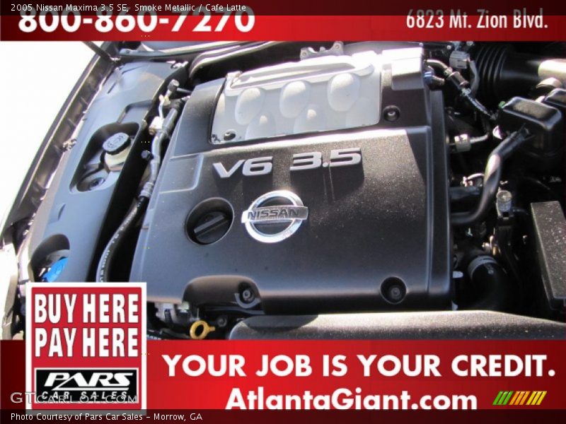 Smoke Metallic / Cafe Latte 2005 Nissan Maxima 3.5 SE