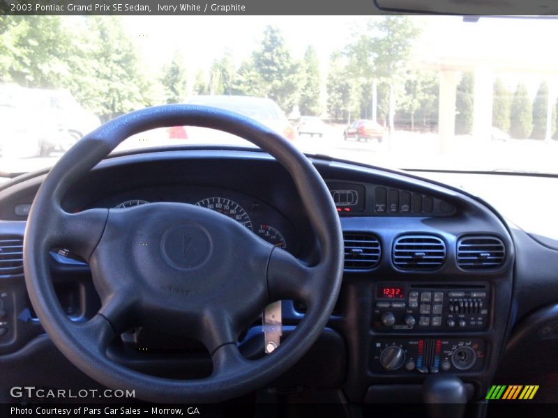 Ivory White / Graphite 2003 Pontiac Grand Prix SE Sedan