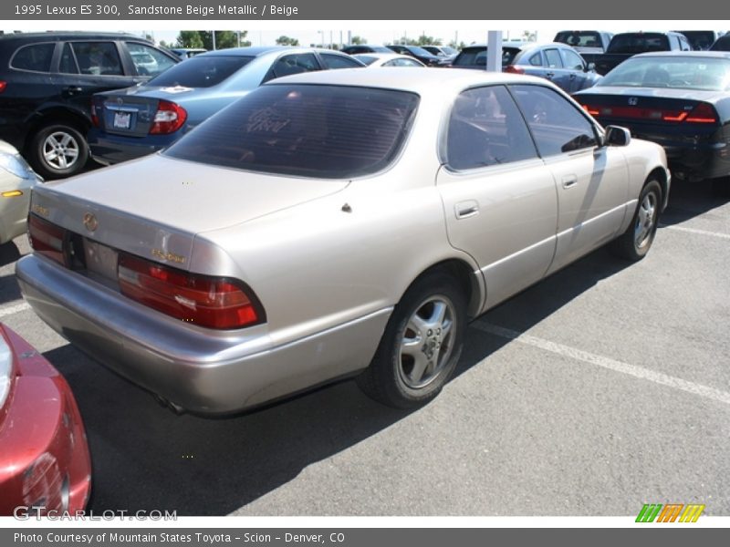 Sandstone Beige Metallic / Beige 1995 Lexus ES 300
