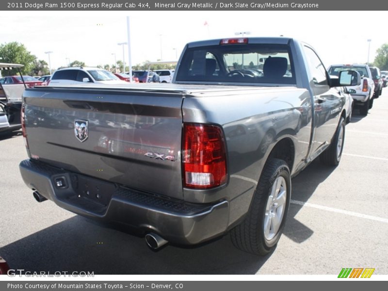 Mineral Gray Metallic / Dark Slate Gray/Medium Graystone 2011 Dodge Ram 1500 Express Regular Cab 4x4