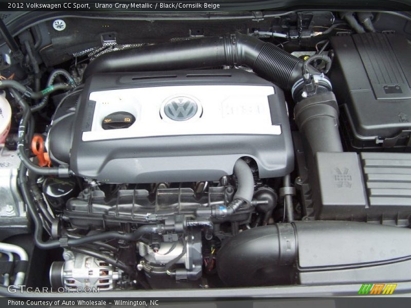 Urano Gray Metallic / Black/Cornsilk Beige 2012 Volkswagen CC Sport
