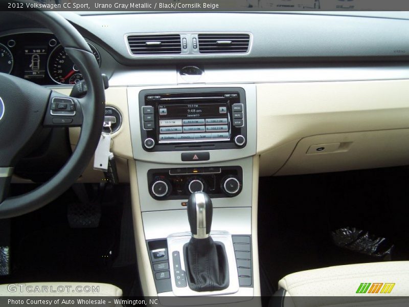 Urano Gray Metallic / Black/Cornsilk Beige 2012 Volkswagen CC Sport
