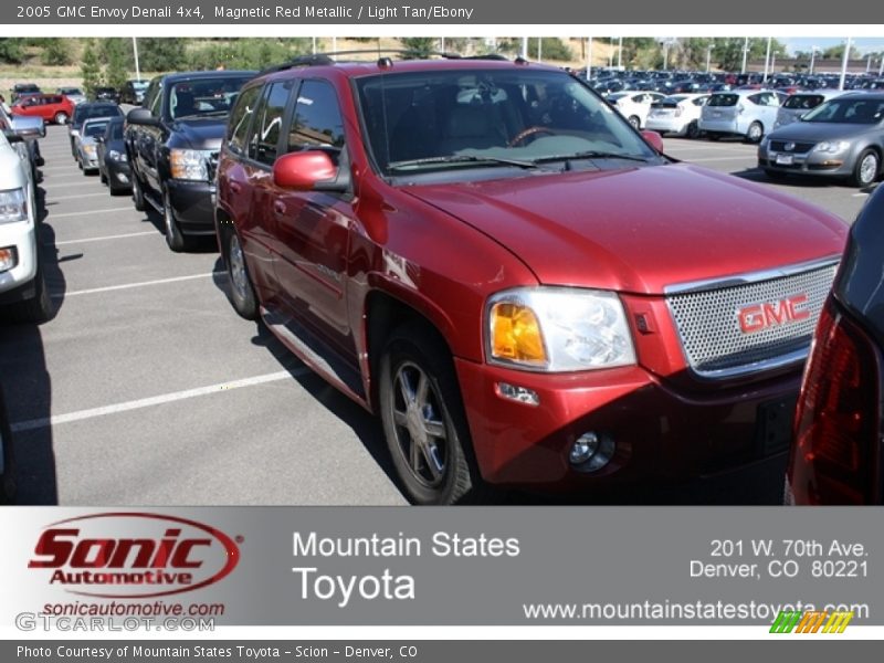 Magnetic Red Metallic / Light Tan/Ebony 2005 GMC Envoy Denali 4x4