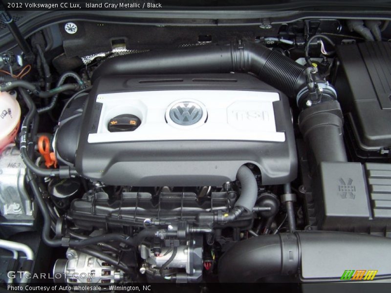 Island Gray Metallic / Black 2012 Volkswagen CC Lux