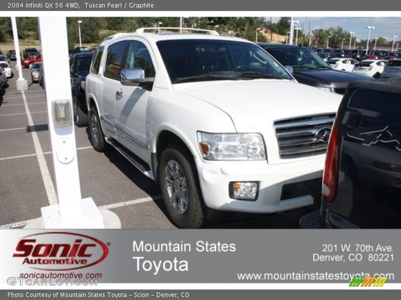 Tuscan Pearl / Graphite 2004 Infiniti QX 56 4WD