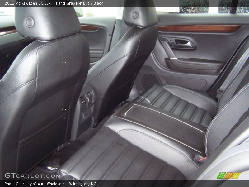 Island Gray Metallic / Black 2012 Volkswagen CC Lux