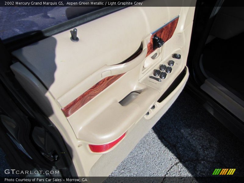 Aspen Green Metallic / Light Graphite Grey 2002 Mercury Grand Marquis GS