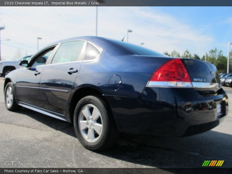Imperial Blue Metallic / Gray 2010 Chevrolet Impala LT