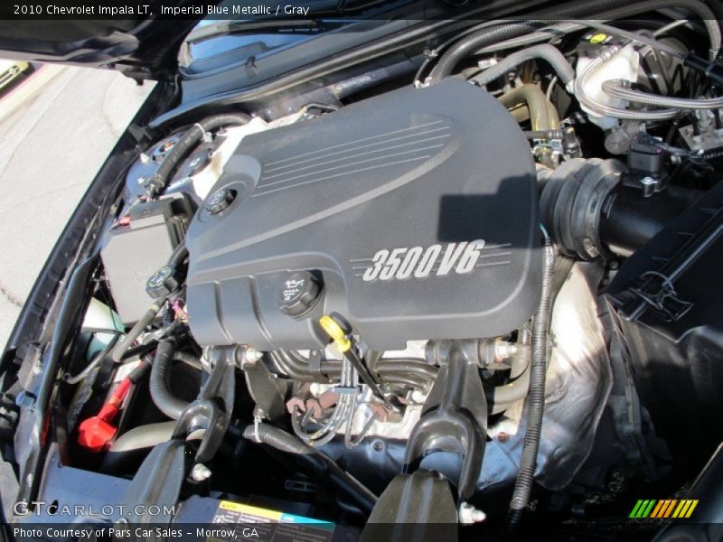 Imperial Blue Metallic / Gray 2010 Chevrolet Impala LT