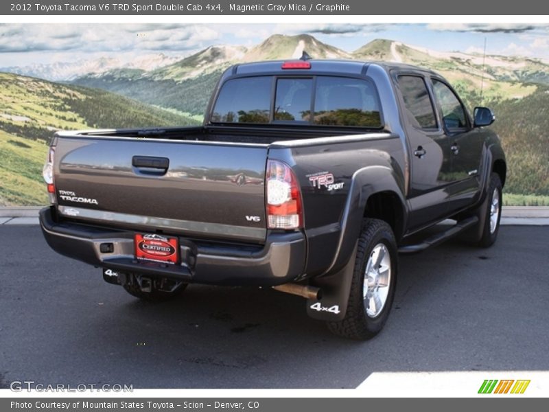 Magnetic Gray Mica / Graphite 2012 Toyota Tacoma V6 TRD Sport Double Cab 4x4