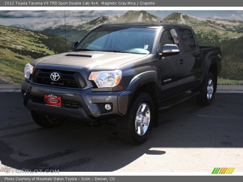 Magnetic Gray Mica / Graphite 2012 Toyota Tacoma V6 TRD Sport Double Cab 4x4