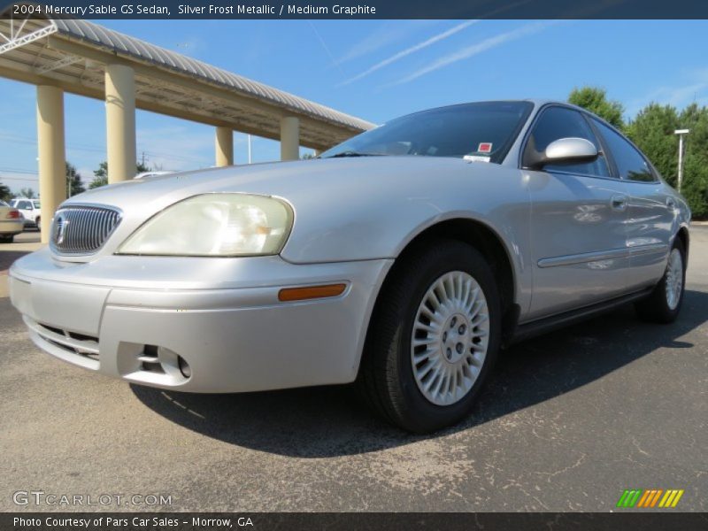 Silver Frost Metallic / Medium Graphite 2004 Mercury Sable GS Sedan