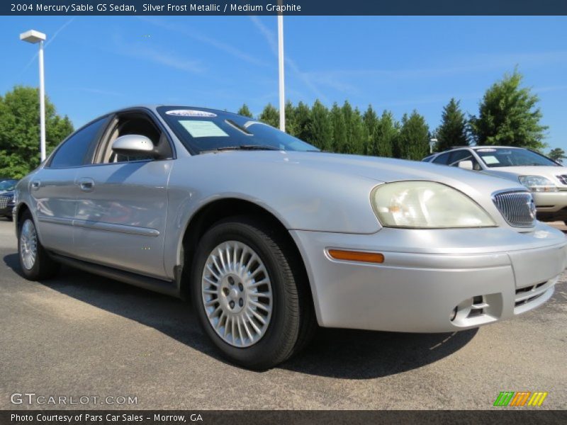 Silver Frost Metallic / Medium Graphite 2004 Mercury Sable GS Sedan