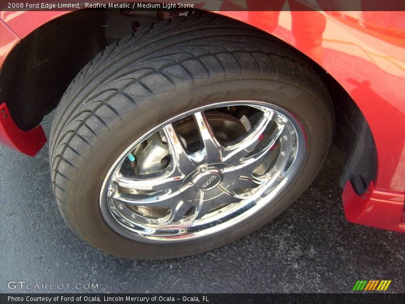 Redfire Metallic / Medium Light Stone 2008 Ford Edge Limited