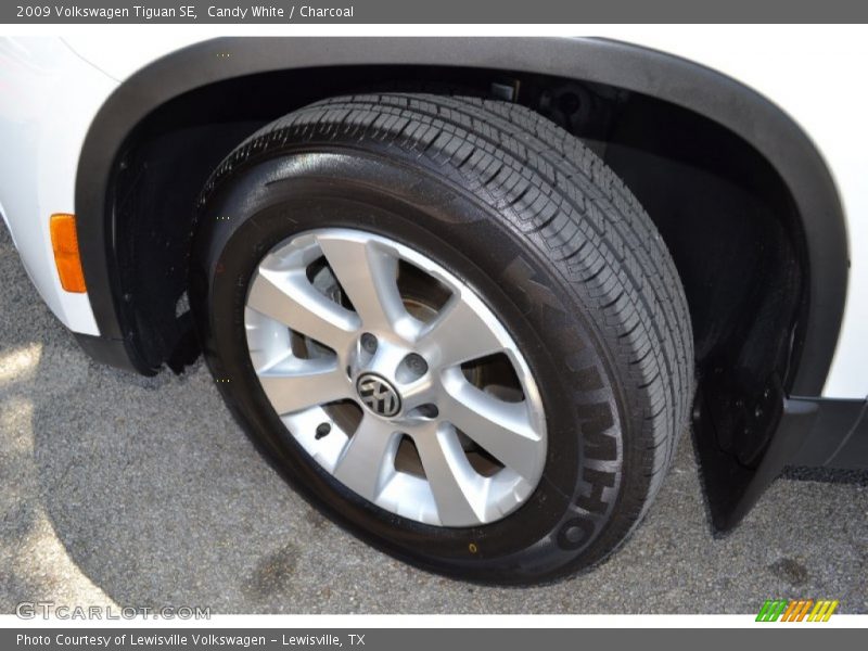 Candy White / Charcoal 2009 Volkswagen Tiguan SE