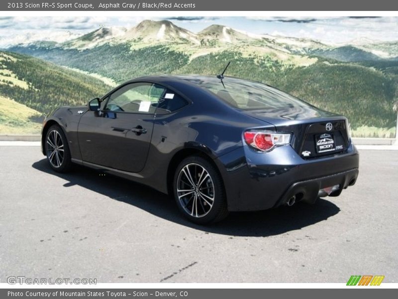 Asphalt Gray / Black/Red Accents 2013 Scion FR-S Sport Coupe
