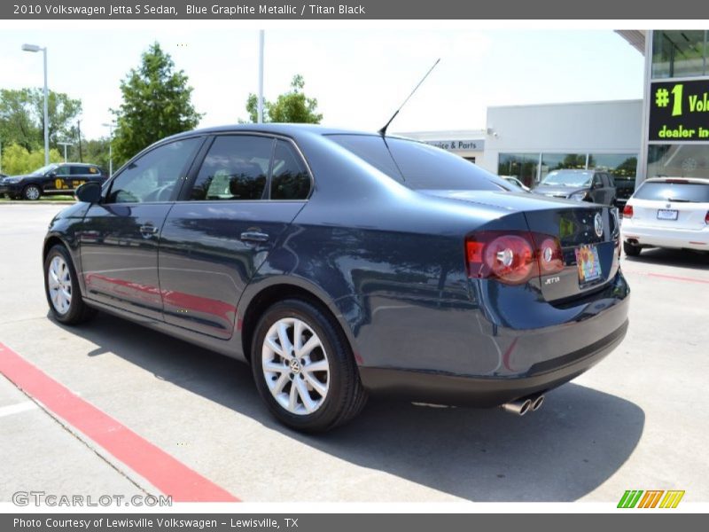 Blue Graphite Metallic / Titan Black 2010 Volkswagen Jetta S Sedan