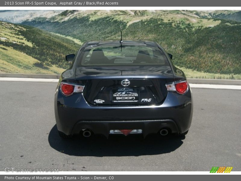Asphalt Gray / Black/Red Accents 2013 Scion FR-S Sport Coupe
