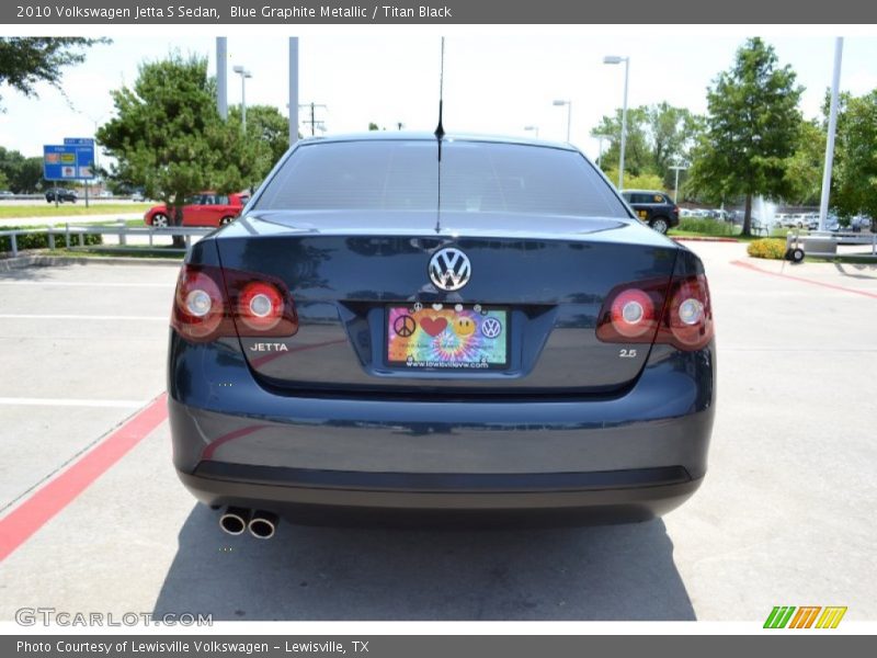 Blue Graphite Metallic / Titan Black 2010 Volkswagen Jetta S Sedan