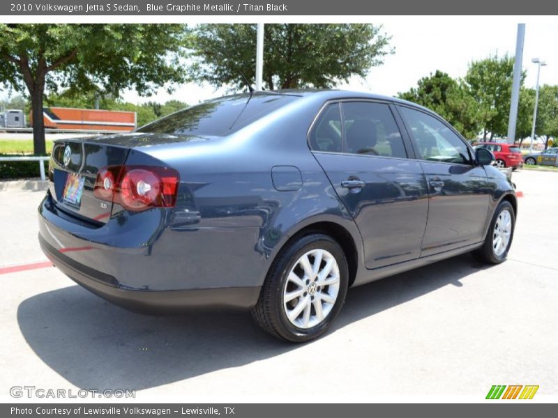 Blue Graphite Metallic / Titan Black 2010 Volkswagen Jetta S Sedan