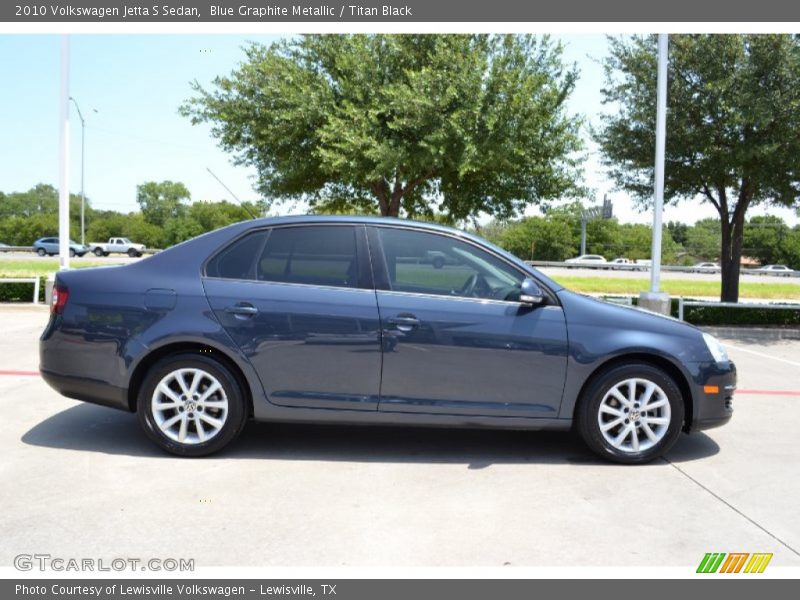Blue Graphite Metallic / Titan Black 2010 Volkswagen Jetta S Sedan