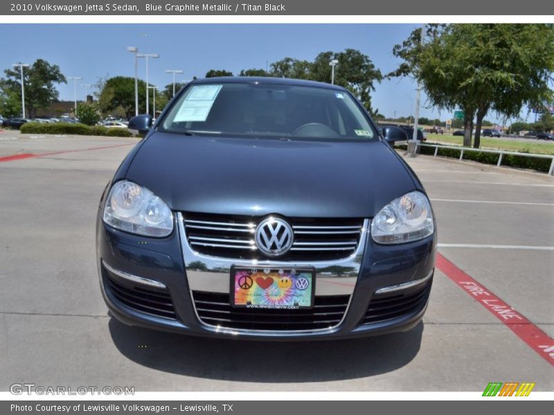 Blue Graphite Metallic / Titan Black 2010 Volkswagen Jetta S Sedan