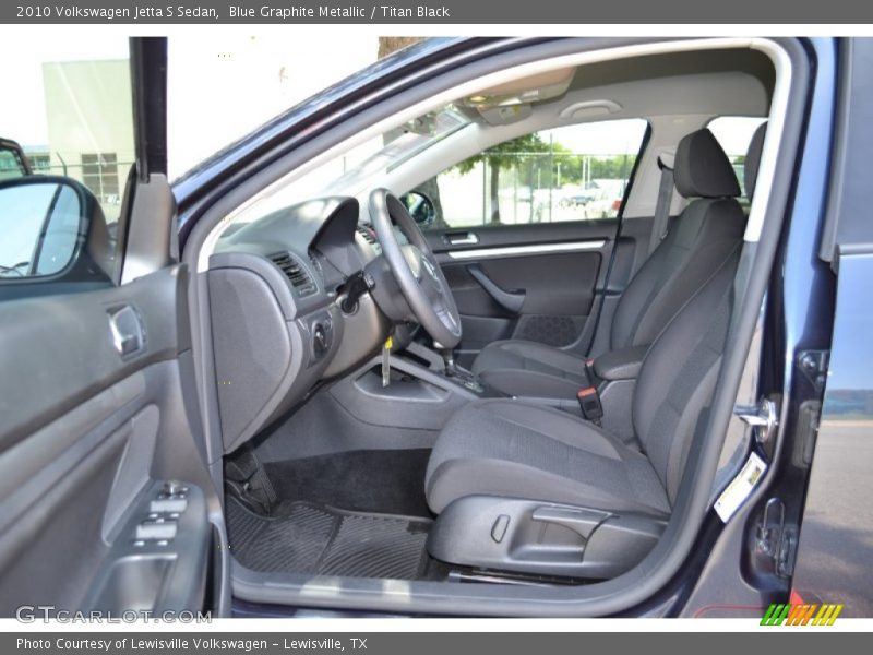 Blue Graphite Metallic / Titan Black 2010 Volkswagen Jetta S Sedan