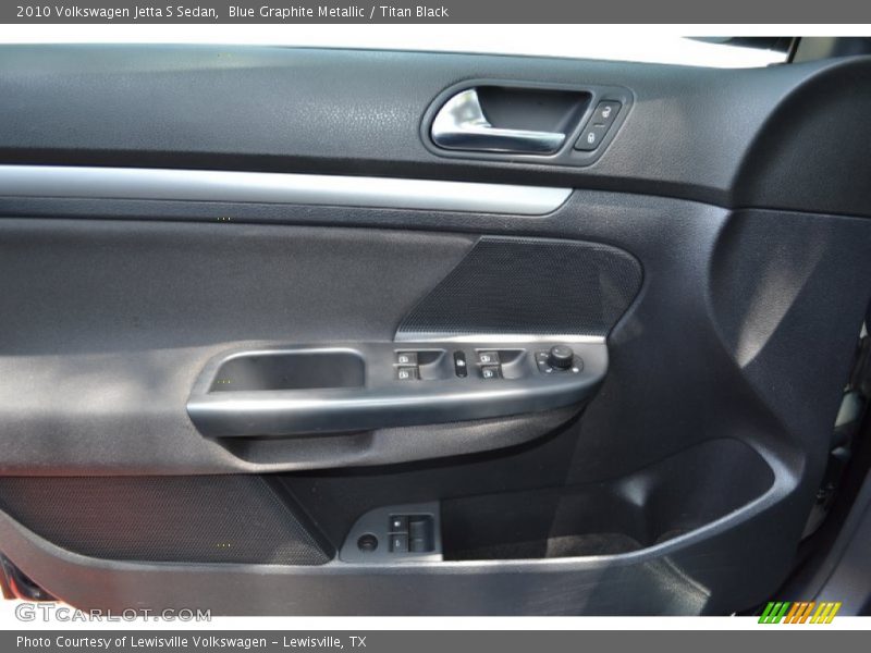 Blue Graphite Metallic / Titan Black 2010 Volkswagen Jetta S Sedan