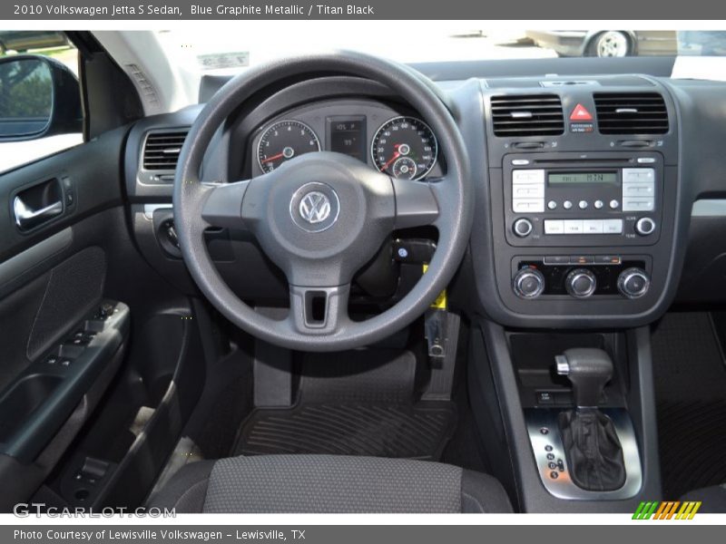 Blue Graphite Metallic / Titan Black 2010 Volkswagen Jetta S Sedan