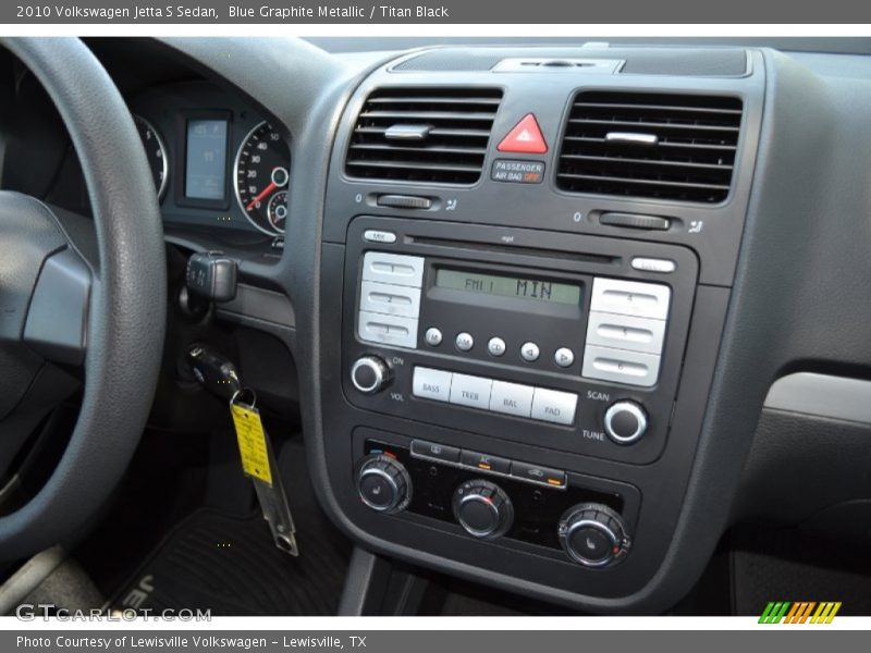 Blue Graphite Metallic / Titan Black 2010 Volkswagen Jetta S Sedan