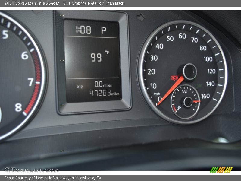 Blue Graphite Metallic / Titan Black 2010 Volkswagen Jetta S Sedan