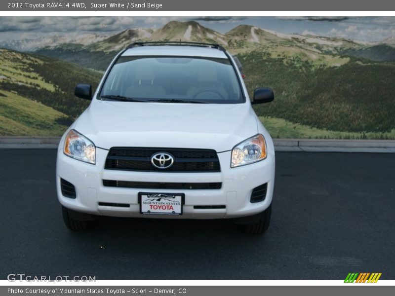 Super White / Sand Beige 2012 Toyota RAV4 I4 4WD