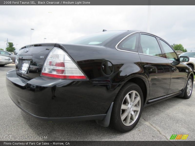 Black Clearcoat / Medium Light Stone 2008 Ford Taurus SEL