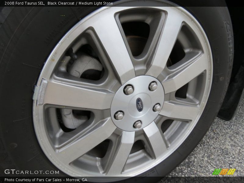 Black Clearcoat / Medium Light Stone 2008 Ford Taurus SEL