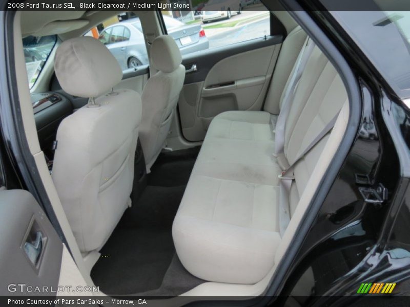 Black Clearcoat / Medium Light Stone 2008 Ford Taurus SEL